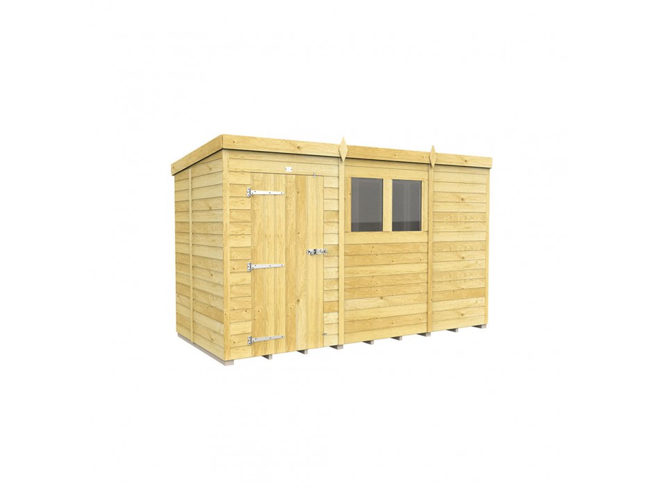 F&F 11ft x 5ft Pent Shed
