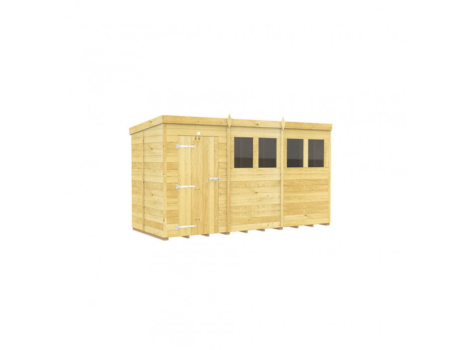F&F 12ft x 5ft Pent Shed