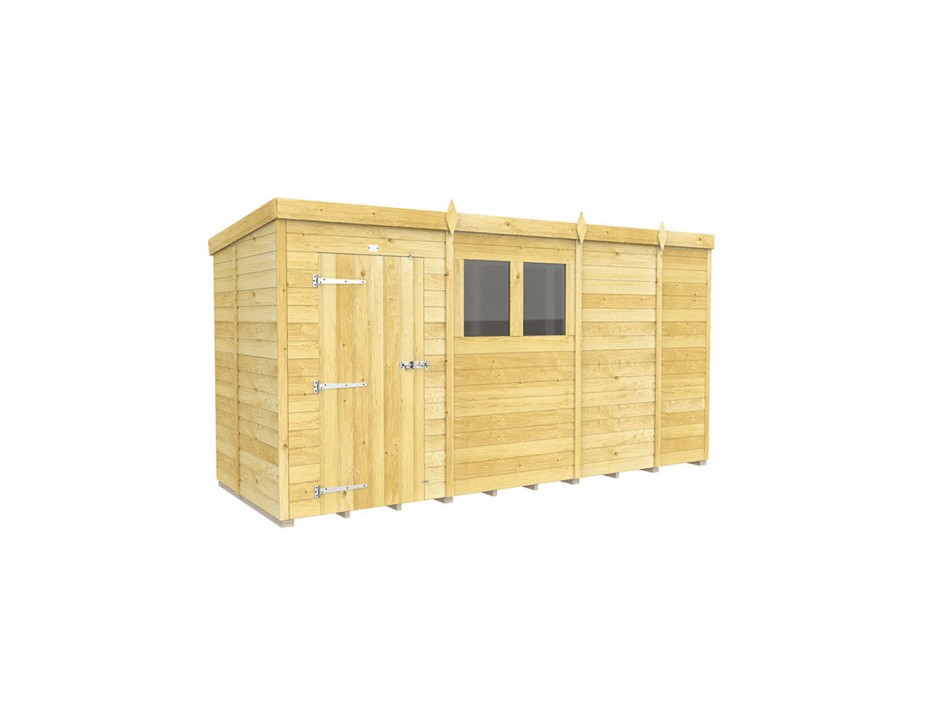 F&F 13ft x 5ft Pent Shed