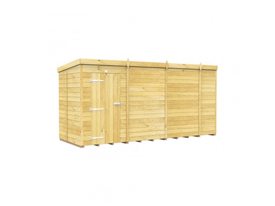 F&F 14ft x 5ft Pent Shed