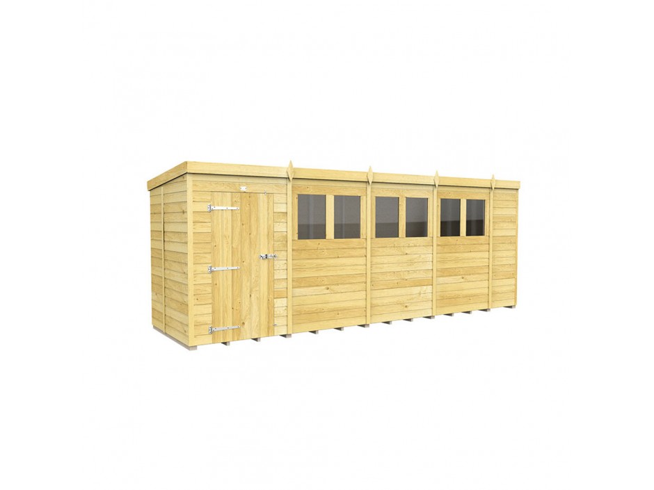 F&F 18ft x 5ft Pent Shed