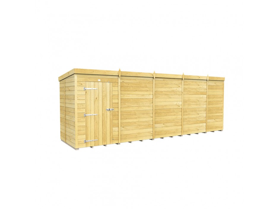 F&F 19ft x 5ft Pent Shed