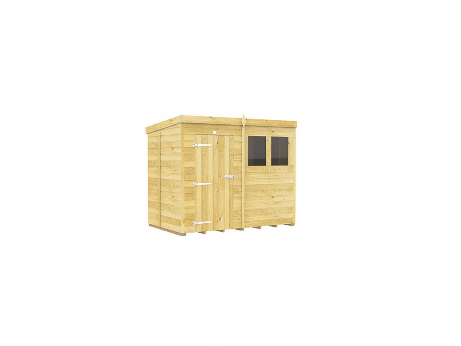 F&F 8ft x 5ft Pent Shed