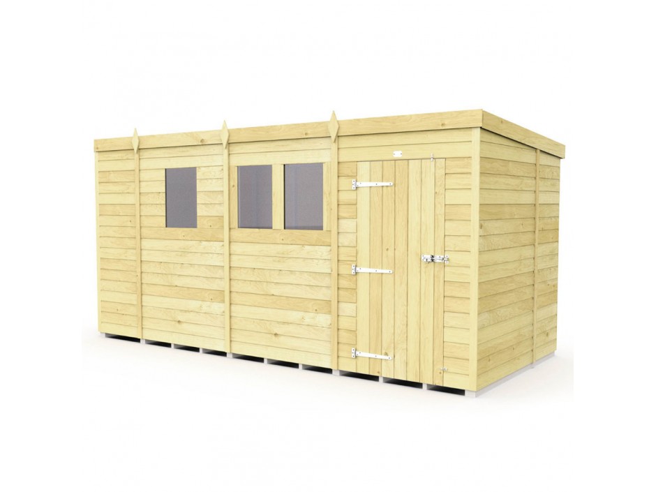F&F 6ft x 13ft Pent Shed