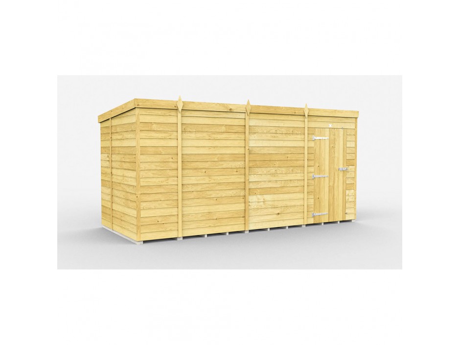 F&F 13ft x 6ft Pent Shed