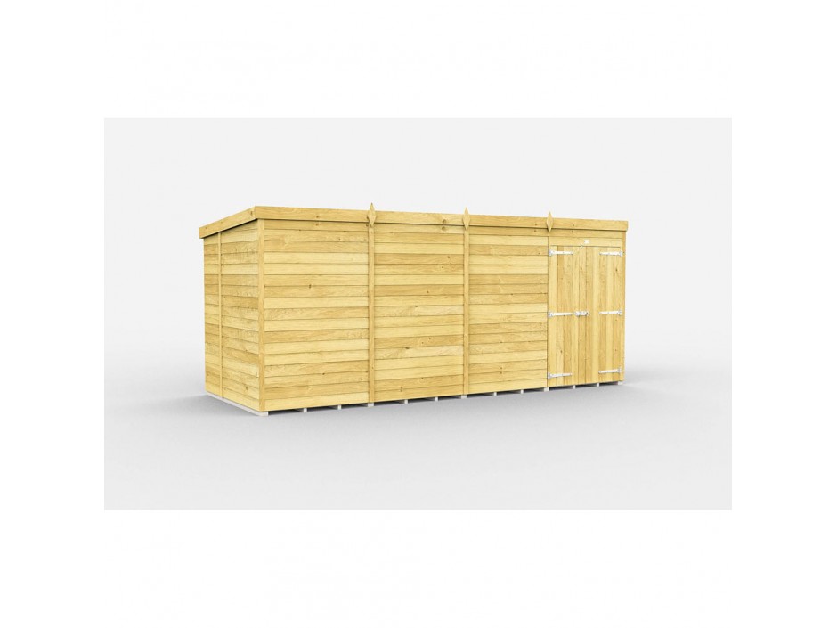 F&F 15ft x 6ft Pent Shed
