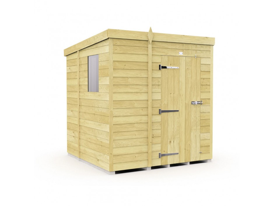 F&F 5ft x 6ft Pent Shed