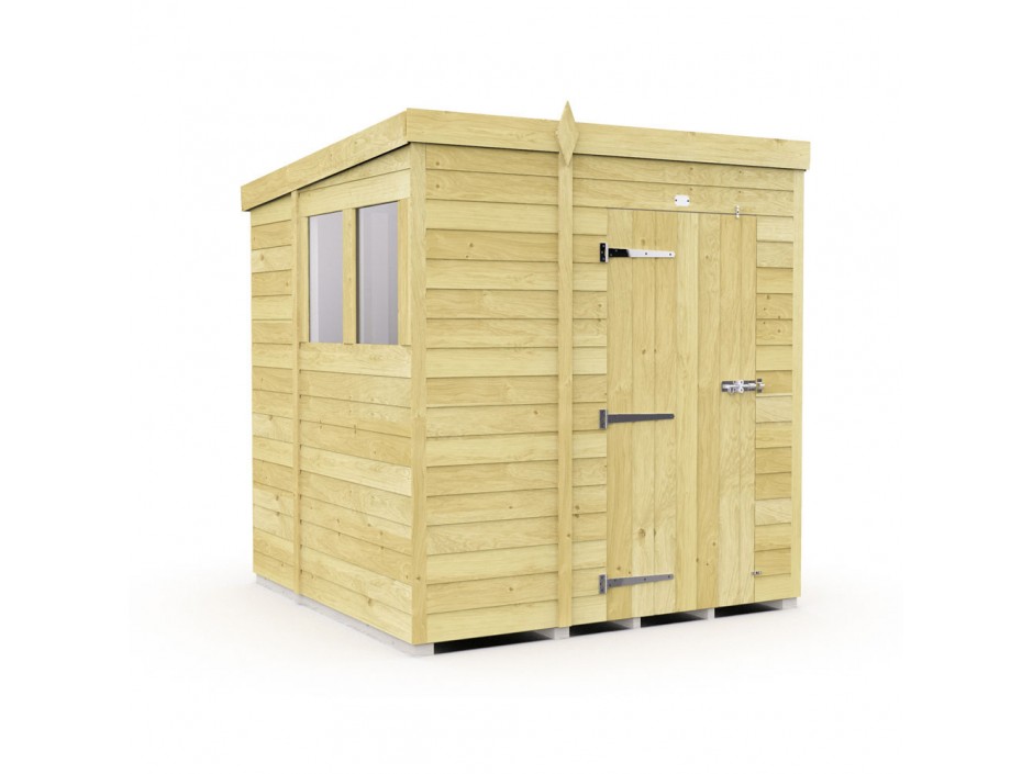 F&F 7ft x 6ft Pent Shed