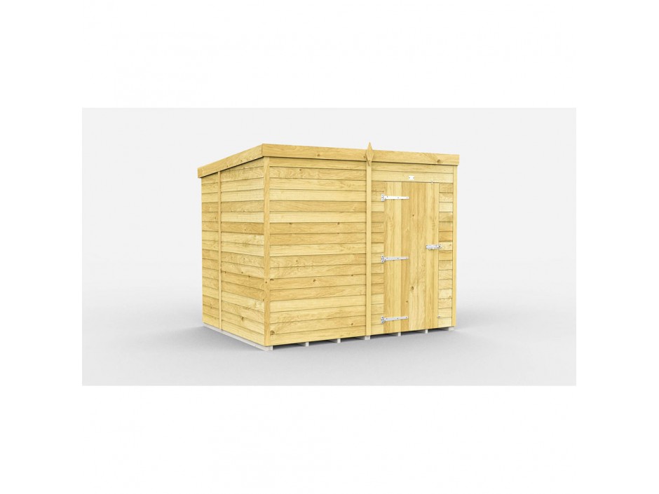 F&F 7ft x 6ft Pent Shed