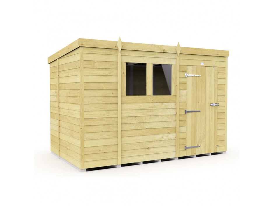 F&F 7ft x 11ft Pent Shed