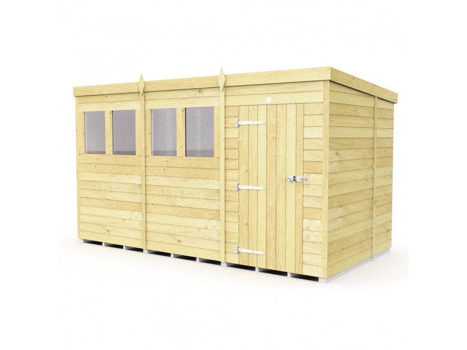 F&F 12ft x 7ft Pent Shed