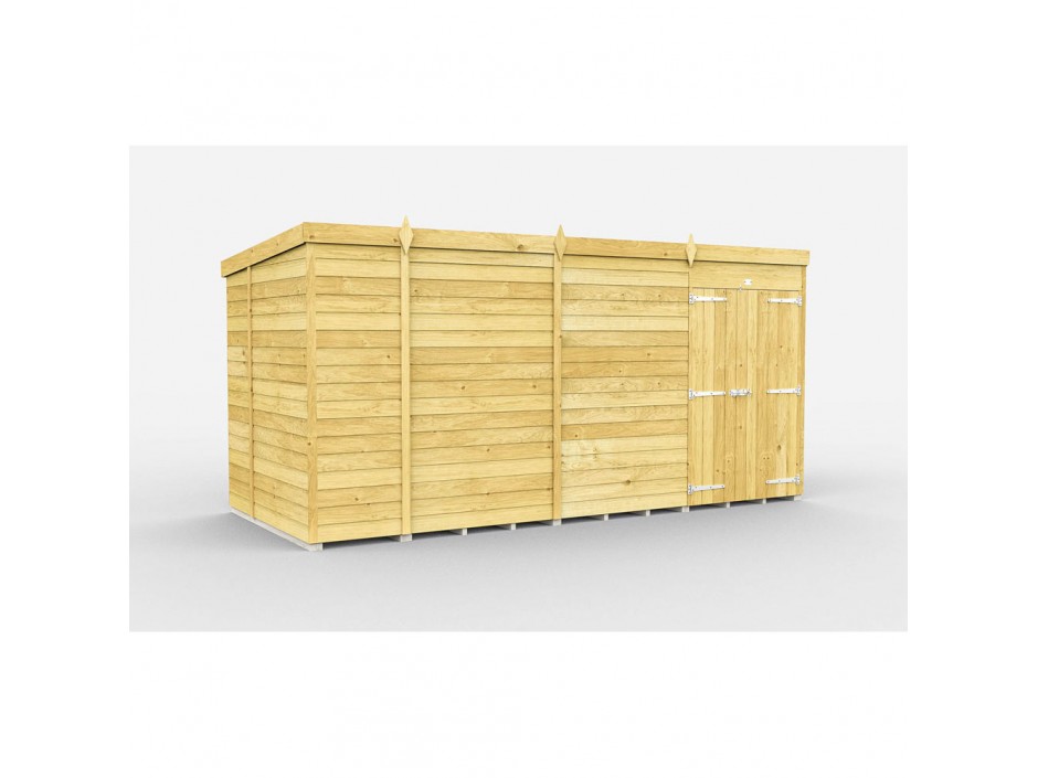 F&F 14ft x 7ft Pent Shed