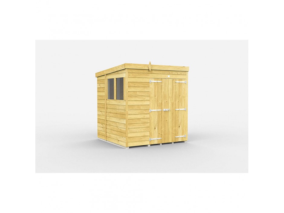 F&F 7ft x 6ft Pent Shed