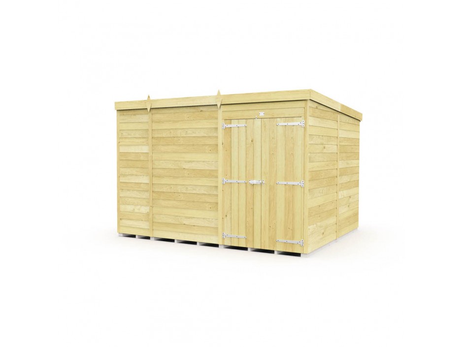 F&F 10ft x 8ft Pent Shed