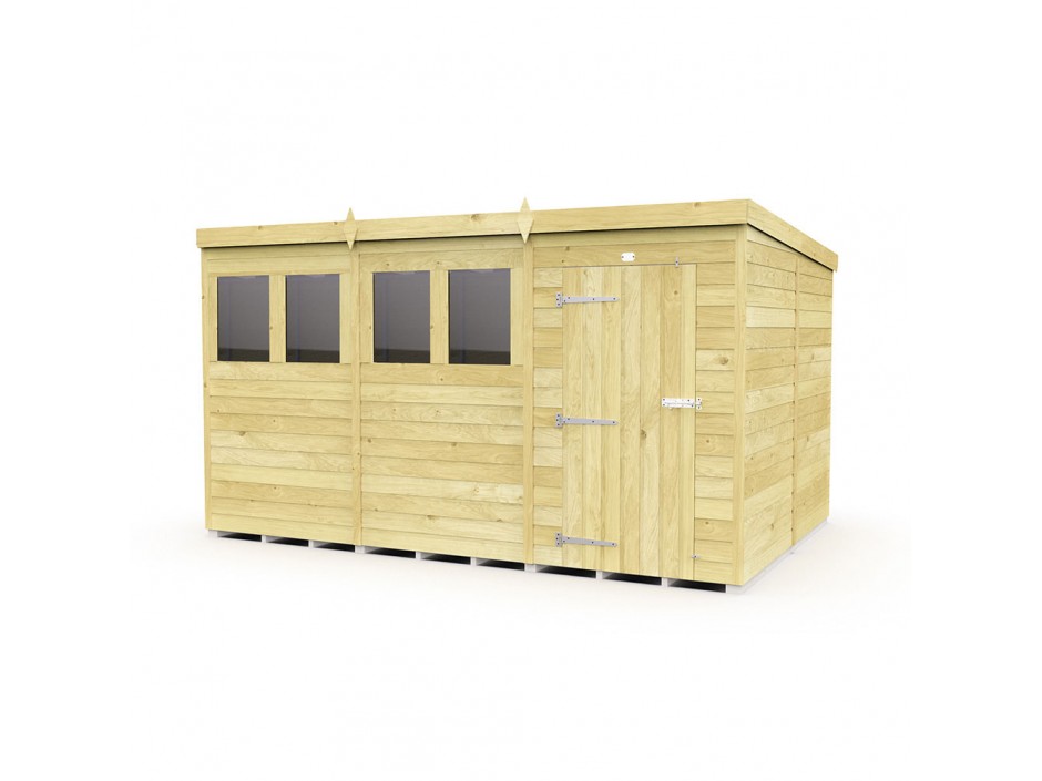 F&F 12ft x 8ft Pent Shed