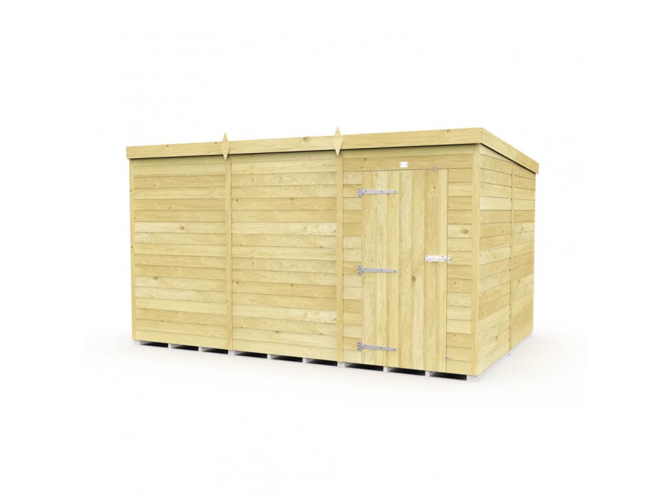 F&F 12ft x 8ft Pent Shed