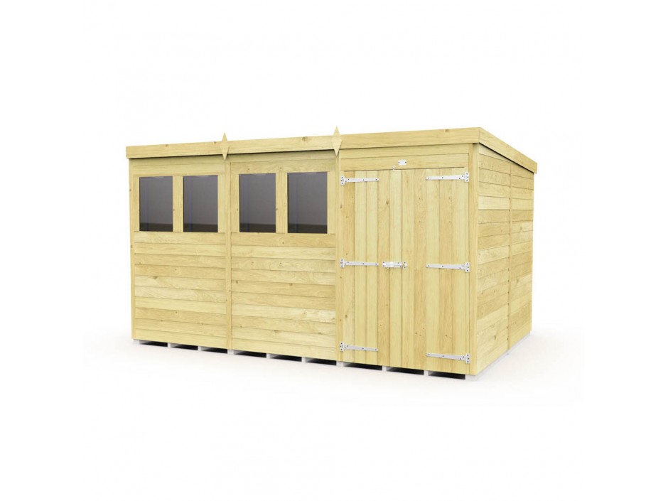 F&F 12ft x 8ft Pent Shed