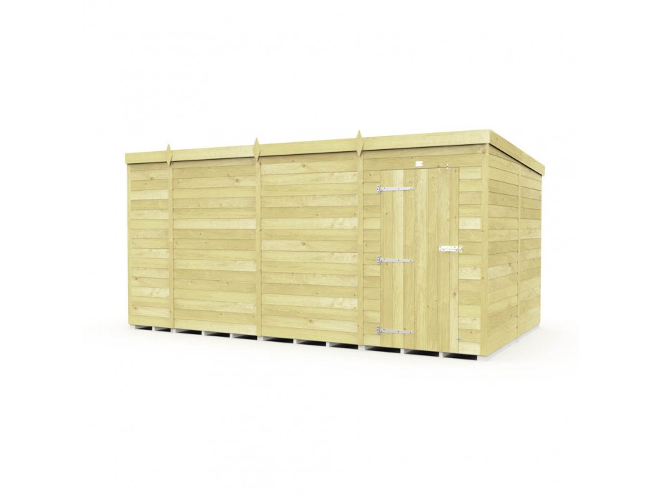 F&F 13ft x 8ft Pent Shed