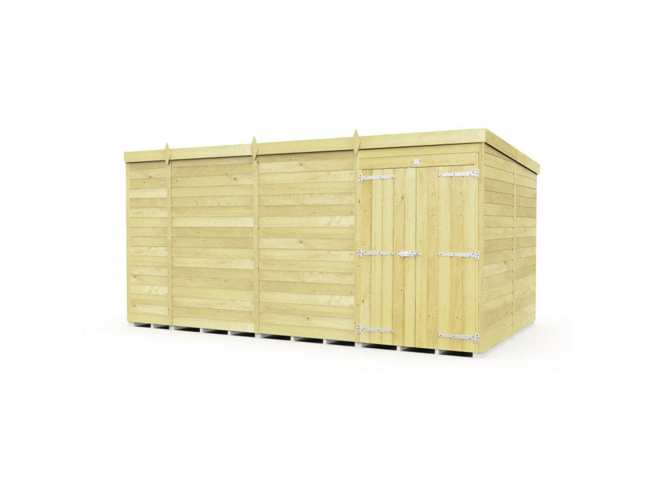 F&F 13ft x 8ft Pent Shed