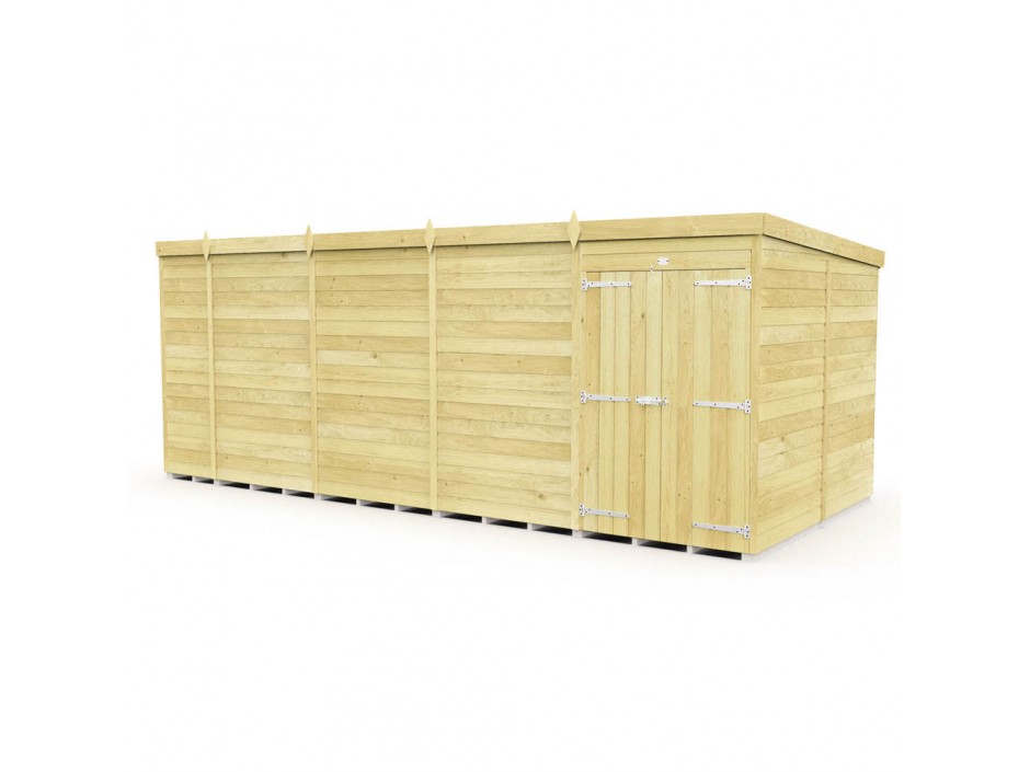 F&F 17ft x 8ft Pent Shed