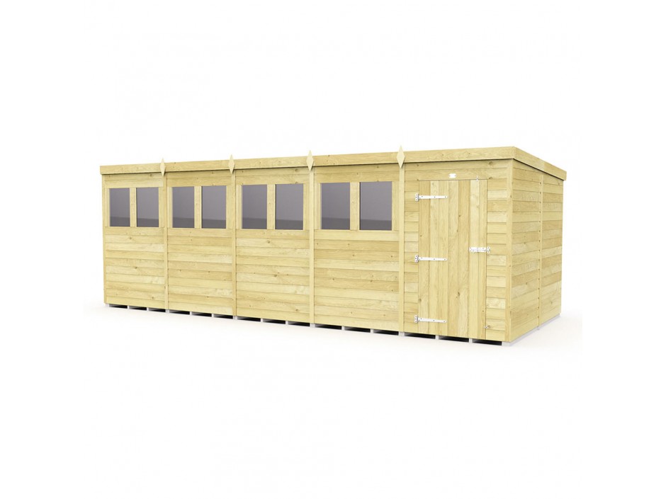 F&F 20ft x 8ft Pent Shed