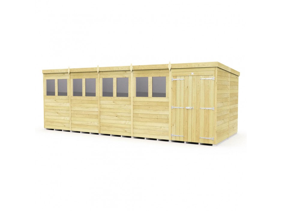 F&F 20ft x 8ft Pent Shed