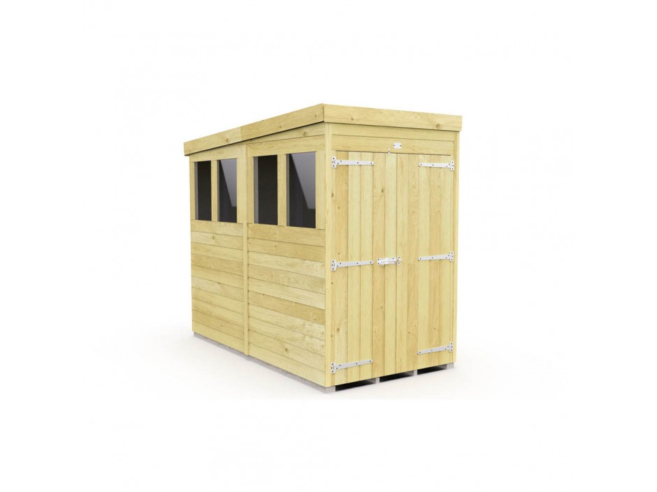 F&F 4ft x 8ft Pent Shed