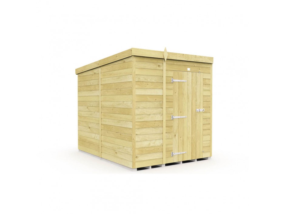F&F 5ft x 8ft Pent Shed
