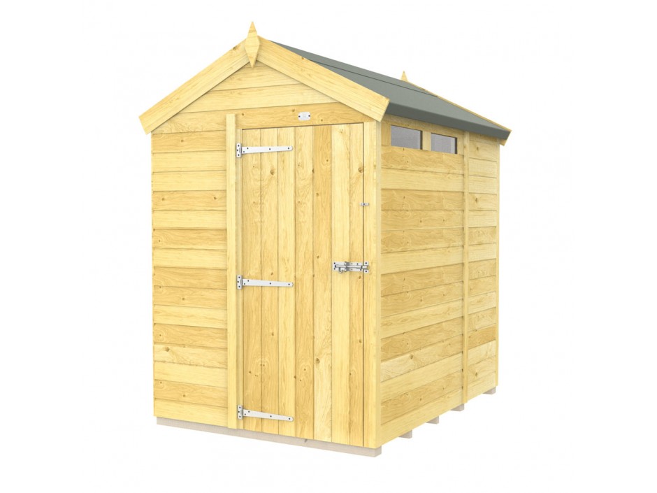 F&F 5ft x 6ft Apex Security Shed