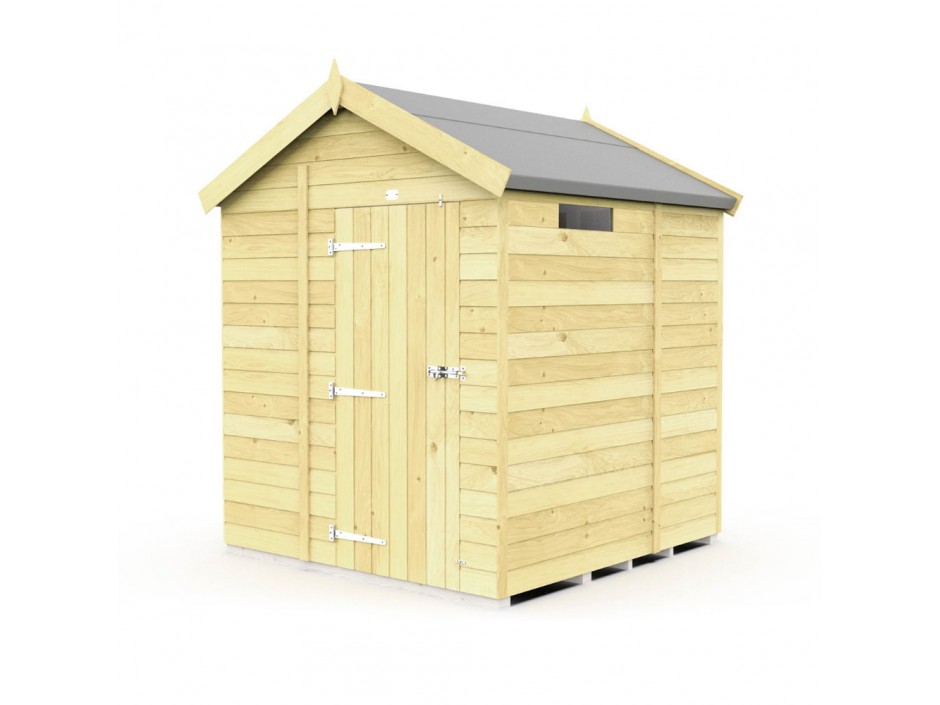 F&F 7ft x 5ft Apex Security Shed