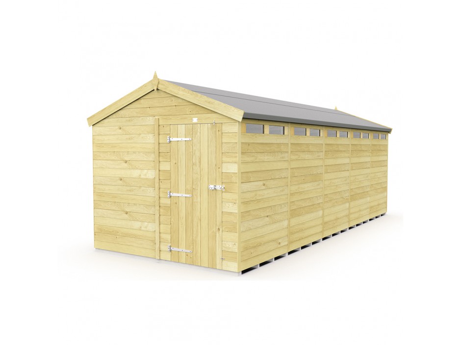 F&F 8ft x 20ft Apex Security Shed