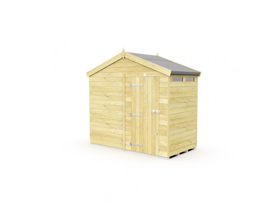 F&F 8ft x 4ft Apex Security Shed