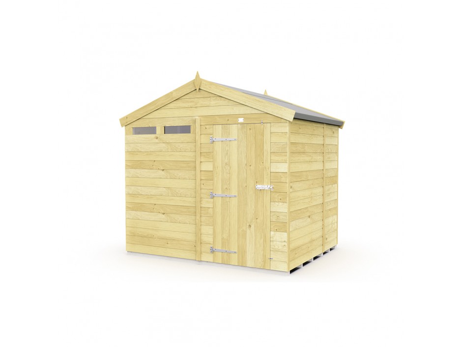 F&F 8ft x 5ft Apex Security Shed