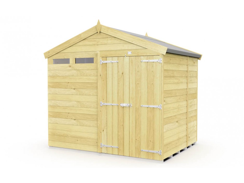 F&F 8ft x 5ft Apex Security Shed