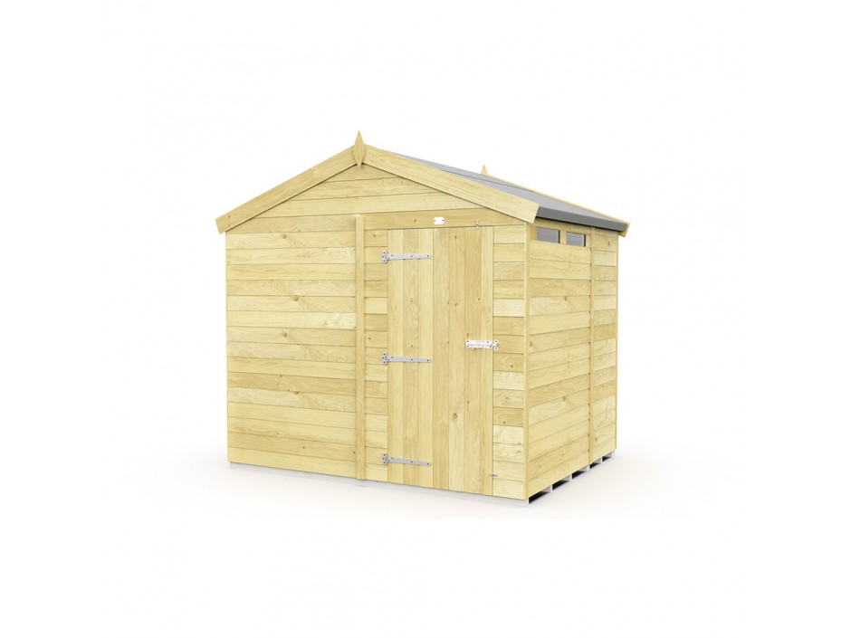 F&F 8ft x 6ft Apex Security Shed