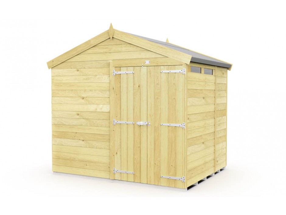 F&F 8ft x 7ft Apex Security Shed