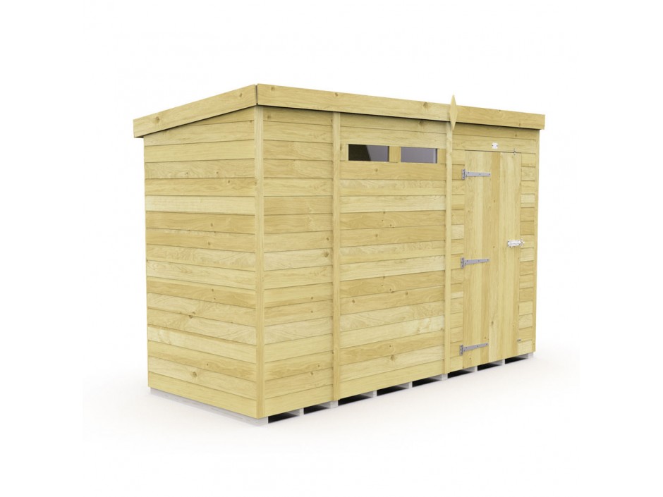 F&F 4ft x 11ft Pent Security Shed