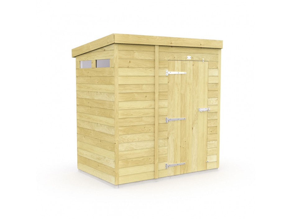 F&F 5ft x 4ft Pent Security Shed