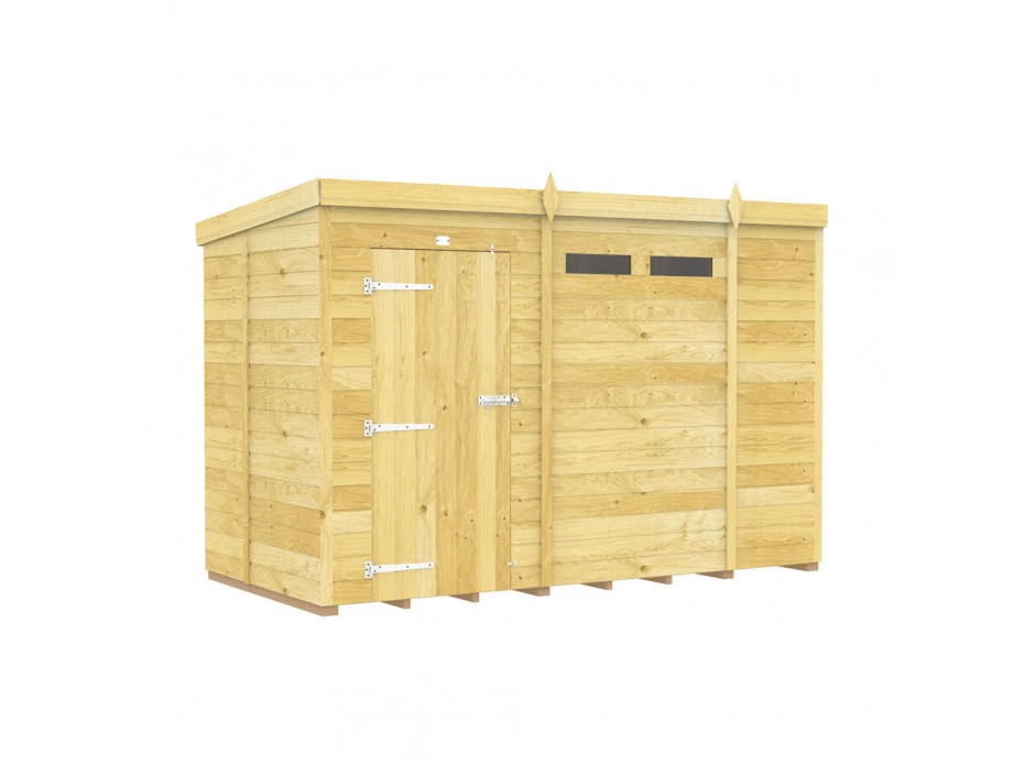 F&F 10ft x 5ft Pent Security Shed