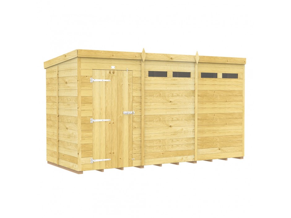 F&F 12ft x 5ft Pent Security Shed
