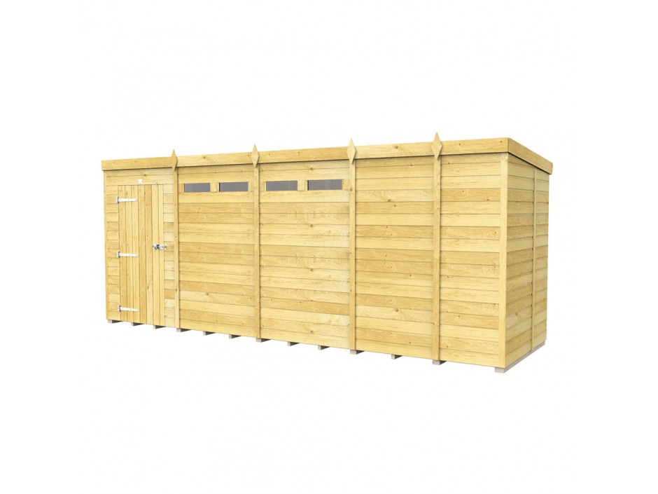 F&F 17ft x 5ft Pent Security Shed