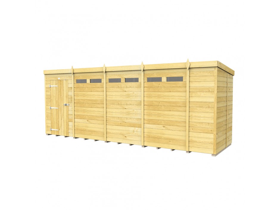 F&F 18ft x 5ft Pent Security Shed