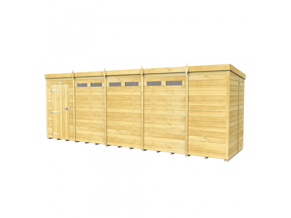F&F 19ft x 5ft Pent Security Shed