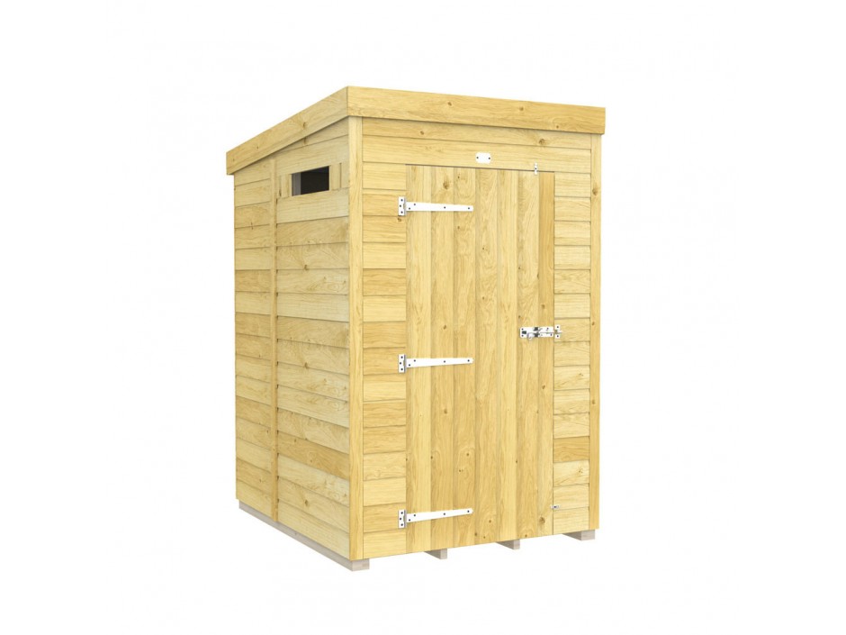 F&F 4ft x 5ft Pent Security Shed