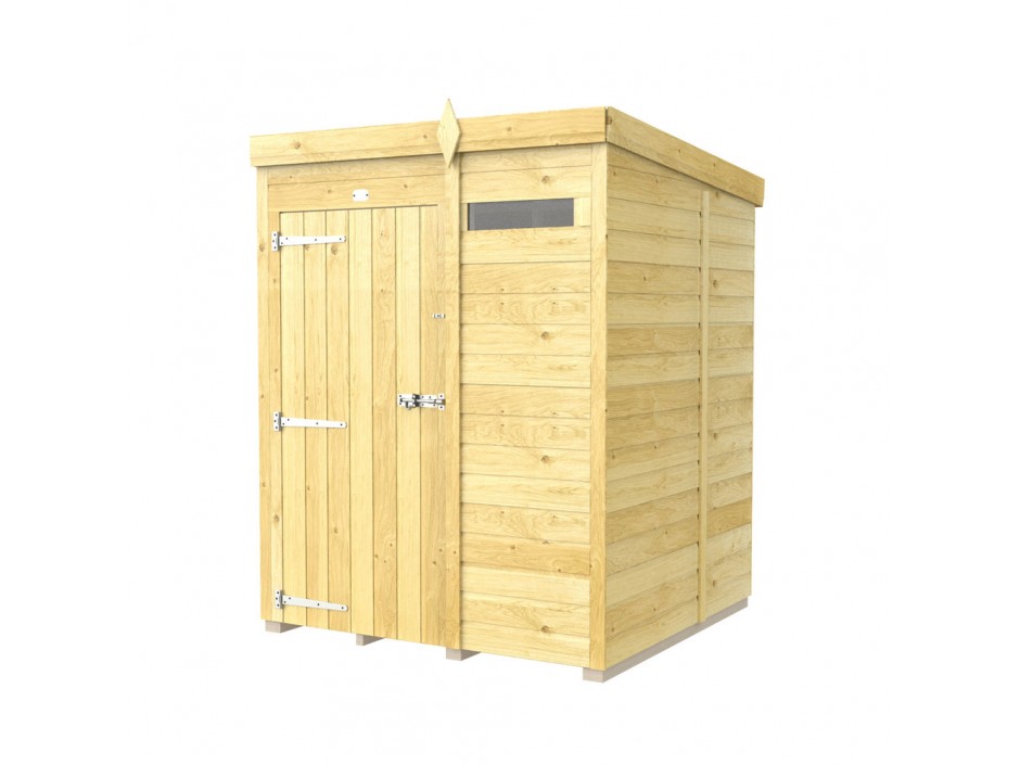 F&F 5ft x 5ft Pent Security Shed