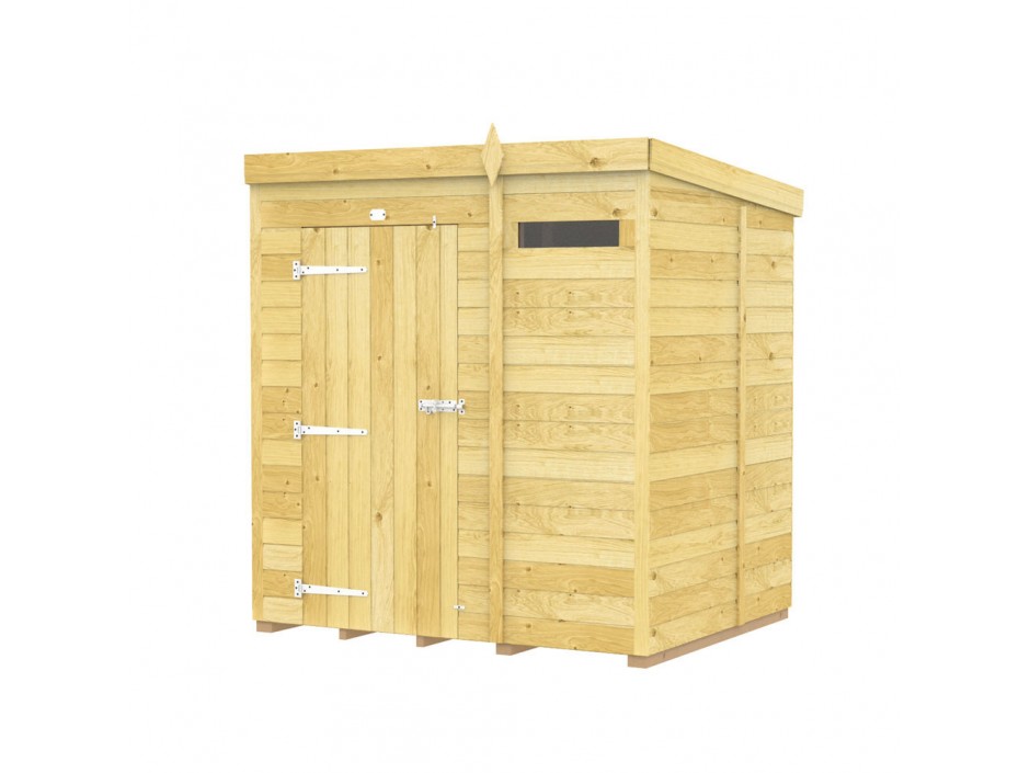 F&F 6ft x 5ft Pent Security Shed