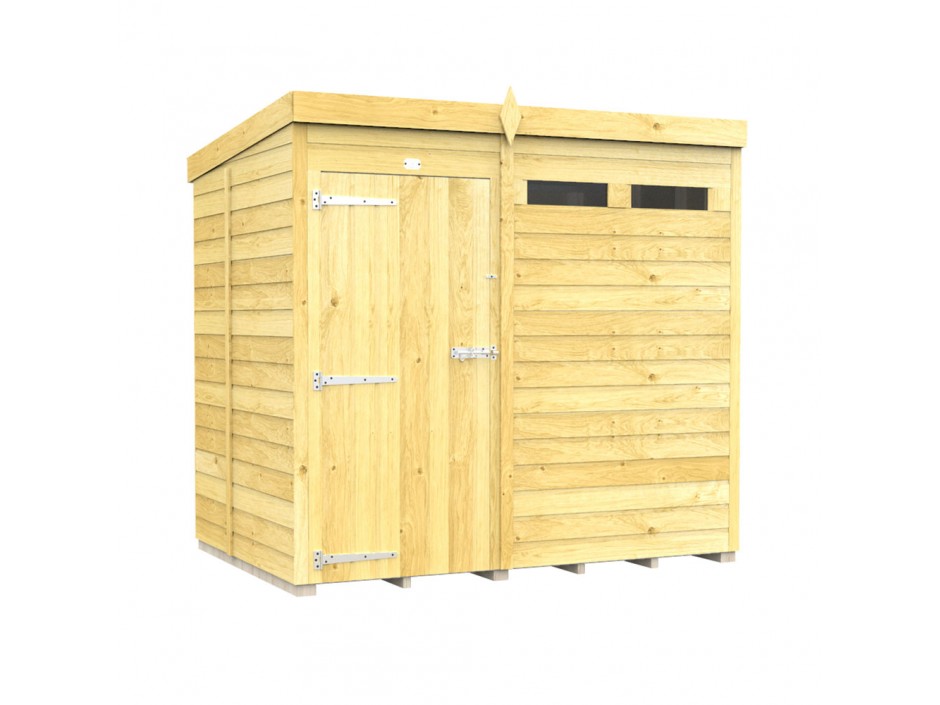 F&F 7ft x 5ft Pent Security Shed