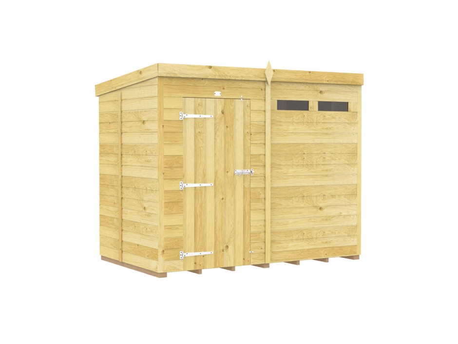 F&F 8ft x 5ft Pent Security Shed