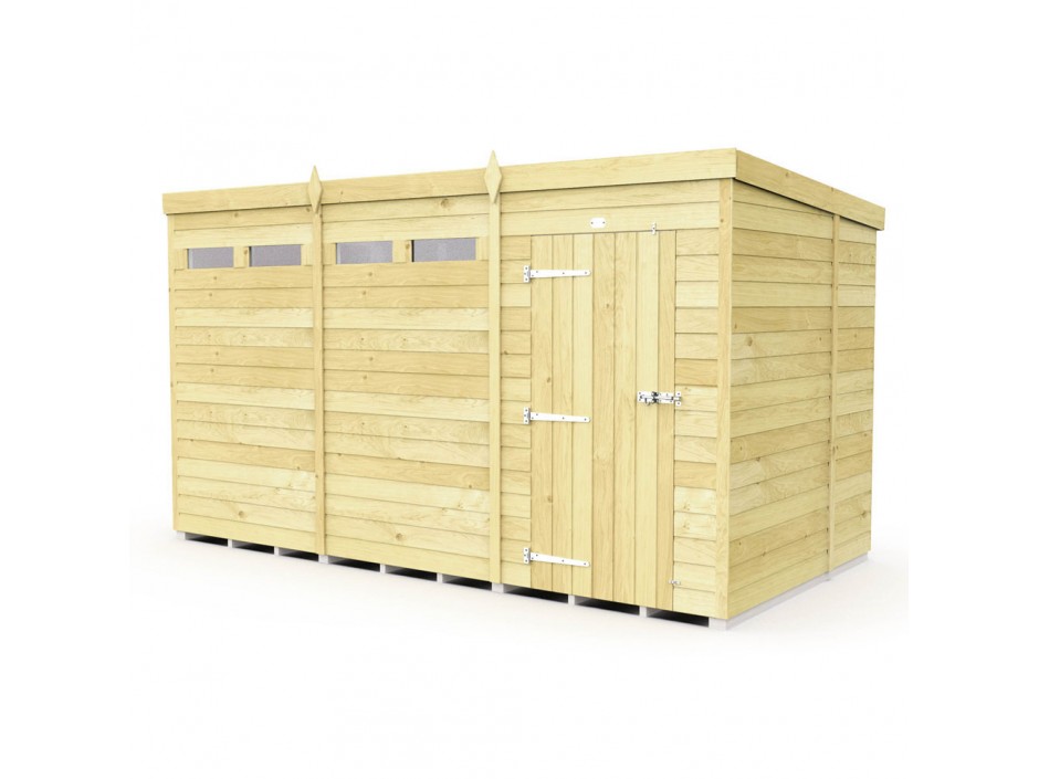 12ft x 6ft Pent Security Shed