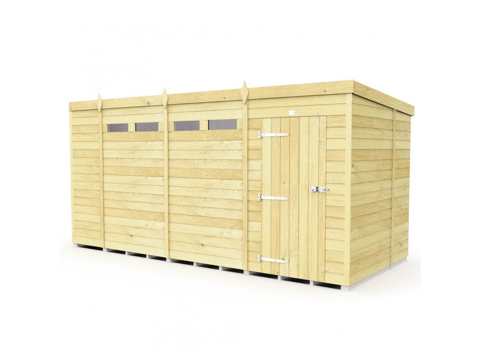 F&F 6ft x 14ft Pent Security Shed